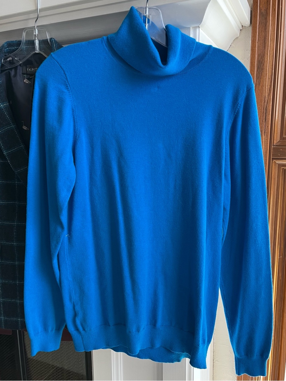 Ann Taylor Bright Blue Turtleneck Sweater